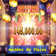 moldes de flores gigantes para imprimir